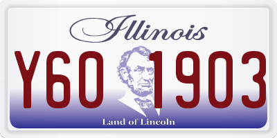 IL license plate Y601903