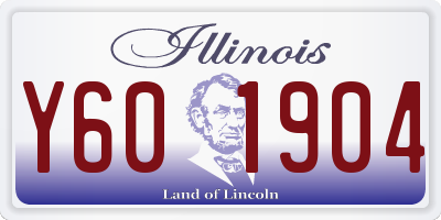 IL license plate Y601904