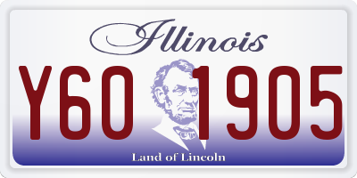 IL license plate Y601905