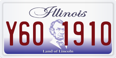 IL license plate Y601910