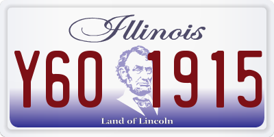 IL license plate Y601915