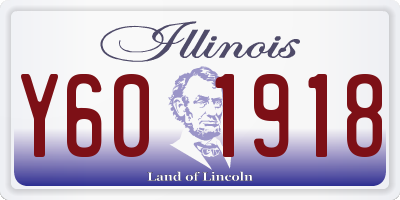 IL license plate Y601918