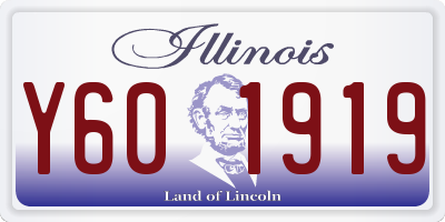 IL license plate Y601919