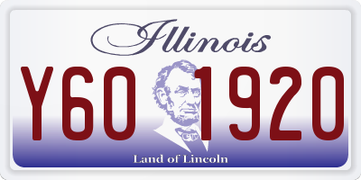 IL license plate Y601920