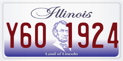 IL license plate Y601924