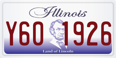 IL license plate Y601926