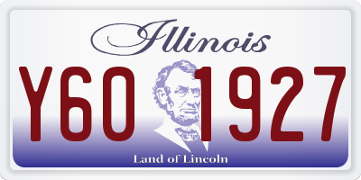IL license plate Y601927