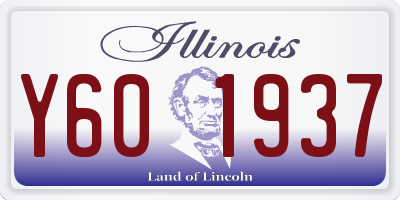 IL license plate Y601937