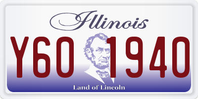 IL license plate Y601940