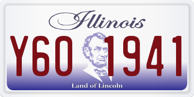IL license plate Y601941