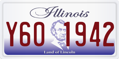 IL license plate Y601942