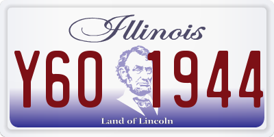 IL license plate Y601944