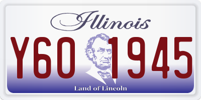 IL license plate Y601945