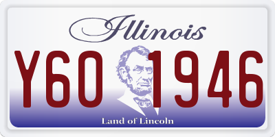 IL license plate Y601946