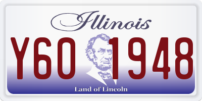 IL license plate Y601948
