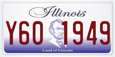 IL license plate Y601949