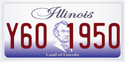 IL license plate Y601950