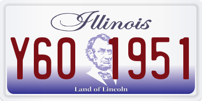 IL license plate Y601951