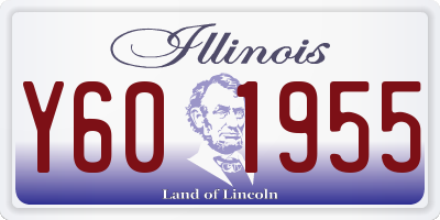 IL license plate Y601955