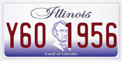 IL license plate Y601956