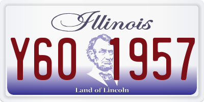 IL license plate Y601957