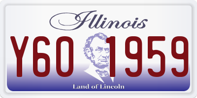 IL license plate Y601959