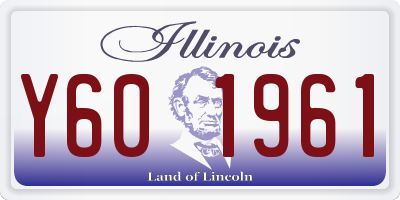 IL license plate Y601961