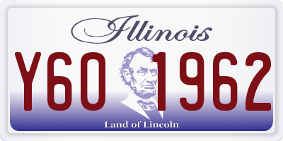 IL license plate Y601962