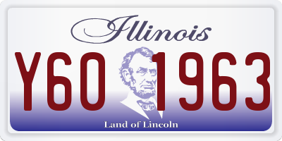 IL license plate Y601963