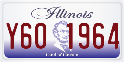 IL license plate Y601964