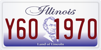IL license plate Y601970