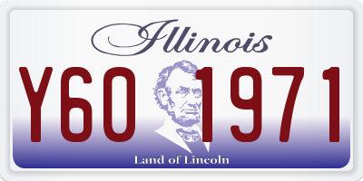IL license plate Y601971