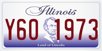 IL license plate Y601973