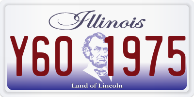 IL license plate Y601975