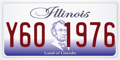 IL license plate Y601976