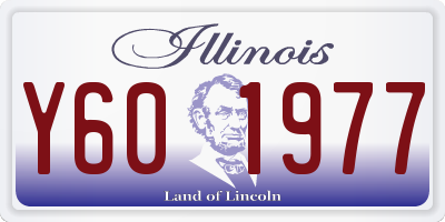 IL license plate Y601977
