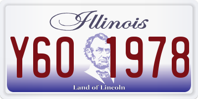 IL license plate Y601978