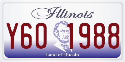 IL license plate Y601988