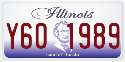 IL license plate Y601989
