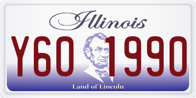 IL license plate Y601990