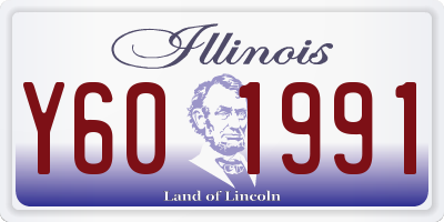 IL license plate Y601991