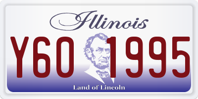 IL license plate Y601995