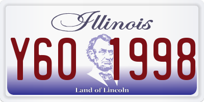 IL license plate Y601998