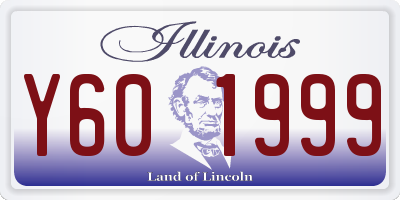 IL license plate Y601999