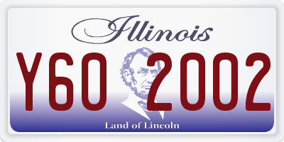 IL license plate Y602002