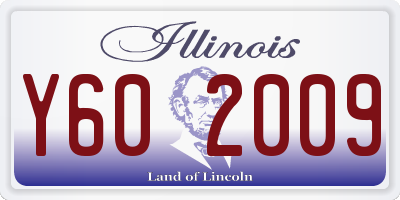 IL license plate Y602009