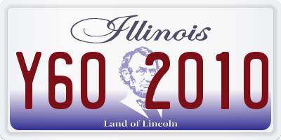 IL license plate Y602010