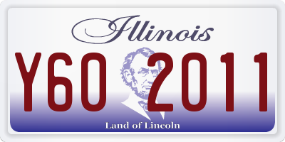 IL license plate Y602011