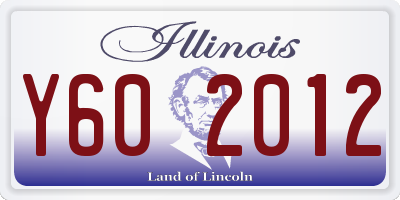 IL license plate Y602012
