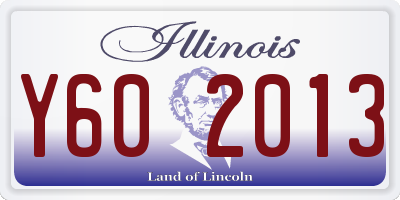 IL license plate Y602013